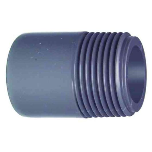 TP PVC-U Barrel Nipple Plain- Threaded