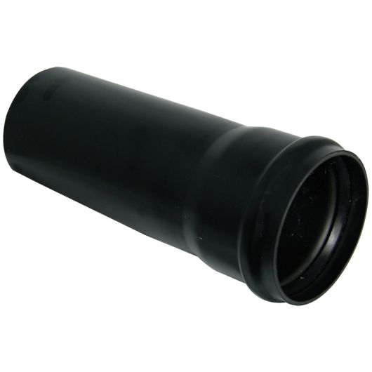 FloPlast Black PVC-U Single Socket Pipe