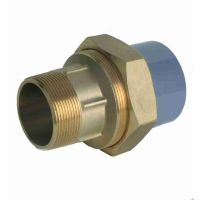 Durapipe ABS SuperFLO Composite Union Plain/Brass Male 1/2