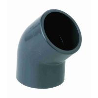 Durapipe PVC-U 45 Elbow Plain 1/2 inch