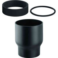 Geberit HDPE straight adaptor with shrink-fitted sleeve: d=56mm, di=80mm