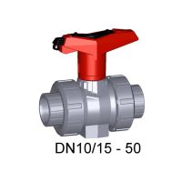 +GF+ ABS Ball Valve 546 EPDM with Lockable Handle 3/8"