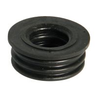 FloPlast Black PVC-U SP10 Rubber Push-Fit Boss Adaptor 32mm