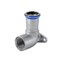 Mapress Stainless Steel Elbow Tap Connector 90 12mm Rp1/2"