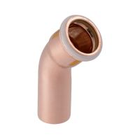 Mapress Copper Elbow w/ Plain End (Gas) 45 22mm