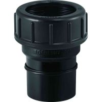 Geberit HDPE threaded connector with compression joint, reduced: d=63mm, d1=56mm