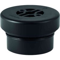 Geberit HDPE threaded connector with screw cap, extended: d=90mm