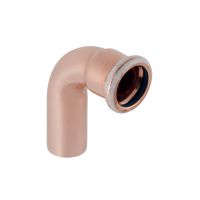 Mapress Copper Elbow w/ Plain End FKM 90 18mm