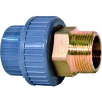 +GF+ ABS Adaptor Union Brass Male Thread 20mm - 1/2"