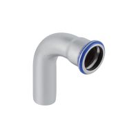 Mapress Stainless Steel Elbow w/ Plain End Si-Free 90 15mm