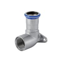 Mapress Stainless Steel Elb Tap Conn. 90 Si-Free 15mm Rp1/2"
