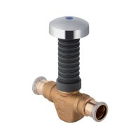 Mapress Concealed Stop Valve w/Cover Collar: d15mm