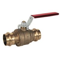 Albion ART55 PRESS Ball Valve M Press Fit Red Handle 22mm