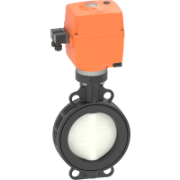 GF 565 Butterfly Valve Electric 100-230V FKM EA120 DN125 with MO