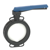 GF 565 Butterfly Valve Manual EPDM Hand lever DN50