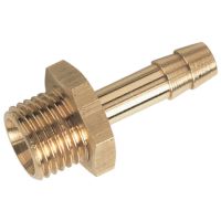 Brass 60 Degree Coned Seat M.I. BSPP x Hose Tail M6 x 4mm