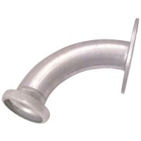 Galvanised Female Flanged 90 Degree Bend Table D 50mm