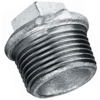 Galvanised Beaded Hollow Plug BSPT 1 1/2"