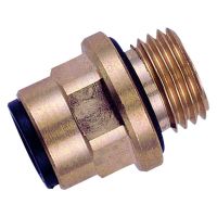 JG Push-In Brass Straight Adaptor M.I. BSPP 4mm x 1/8"