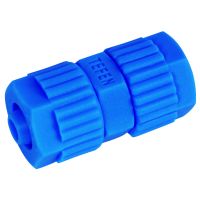 Tefen Polypropylene Blue Equal Connector 8mm