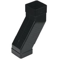 RBS5 Black Square Adjstable Offset Bend 65mm