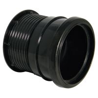 FloPlast Black PVC-U SP107 Drain Connector 110mm