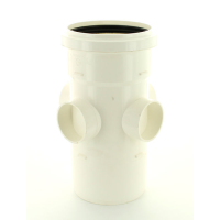 Marley White Boss Pipe Double Solvent Socket 110mm
