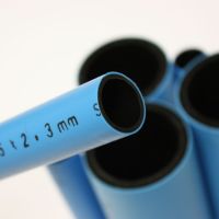 Blue MDPE Pipe 50MM SDR11  PE80  6m (2 x 3m lengths)