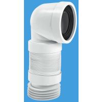 McAlpine 4"/110mm 90 degree Flexible WC Connector