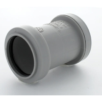 Marley Grey Waste PP St Coupling 32mm